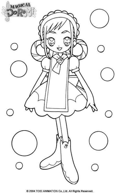 coloriage magical doremi mindy